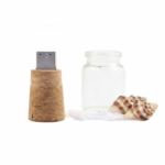 Glass Bottle With Cork USB Flash Drive