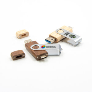 usb Flash Drive dual wooden twister china factory